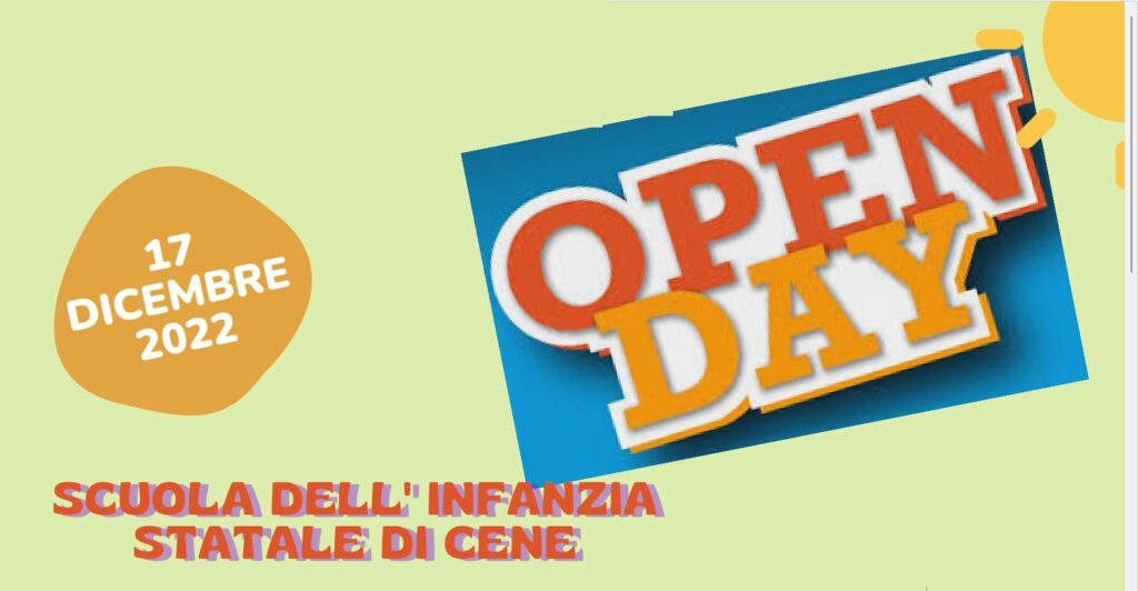 open day scuola dell’infanzia di Cene